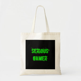 Tote Bag Gamer sérieux - vert