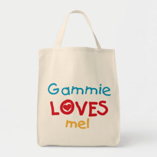 Tote Bag Gammie aime mes t-shirts et cadeaux