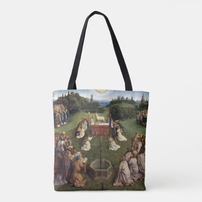Tote Bag Gand Altarpiece (détail), Van Eyck Brothers (Dos)