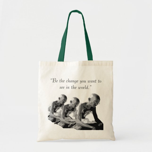 Tote Bag gandhi, (Devant)