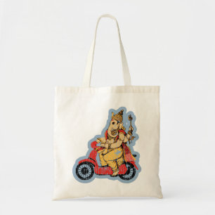 Tote Bag Ganesha montant un scooter