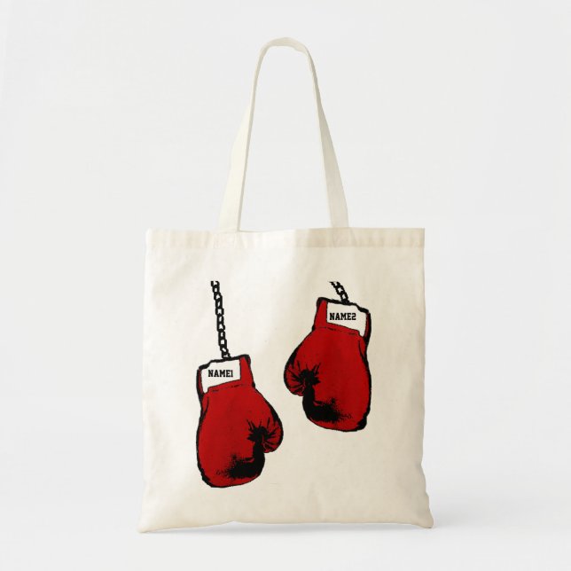 Tote Bag Gants de boxe personnalisés (Devant)