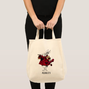 Tote Bag Garbe blanc lapin Queens personnalisé