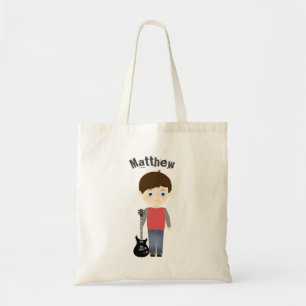 Tote Bag Garçon d'anniversaire Rock Star