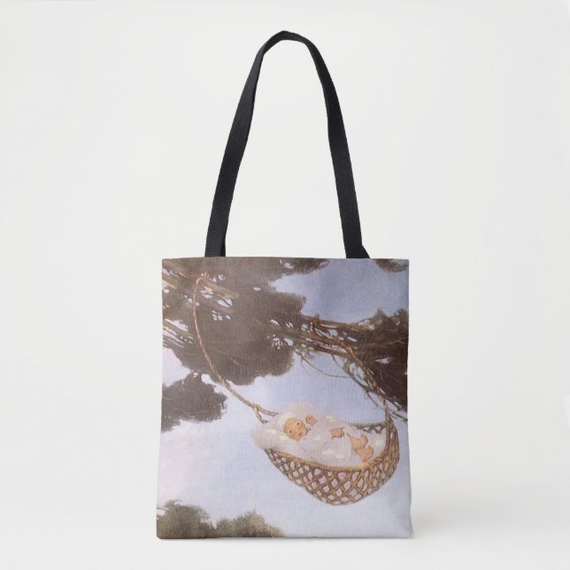 Tote Bag Garçon dans Hassoc Tree par Jessie Willcox Smith (Devant)