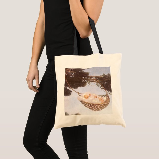 Tote Bag Garçon dans l'arbre de Hassoc par Jessie Willcox S (Devant (produit))