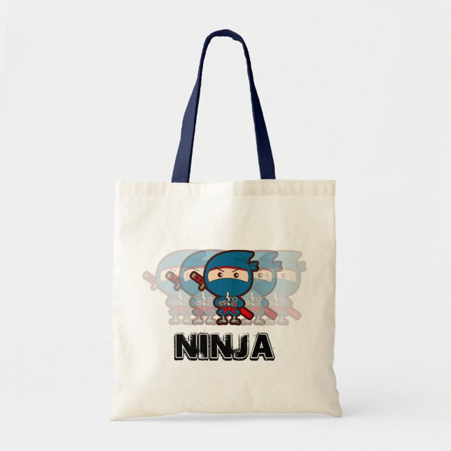 Tote Bag Garçon de Ninja (Devant)
