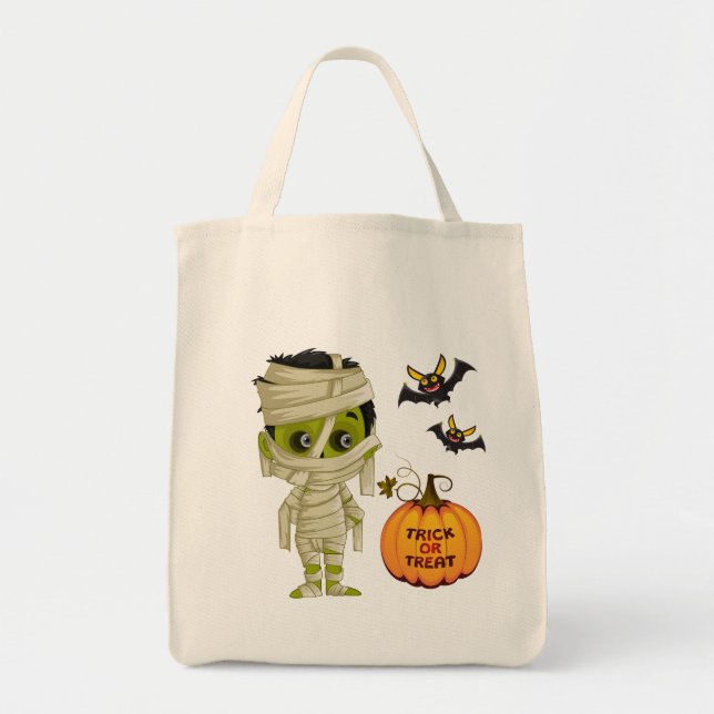 Tote Bag Garçon de Sac-Maman de Halloween (Devant)