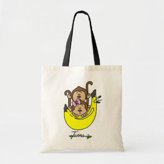 Tote Bag Garçon de singe et T-shirts et cadeaux jumeaux de