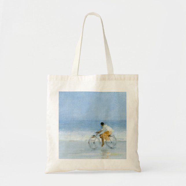 Tote Bag Garçon sur la bicyclette 2 (Devant)