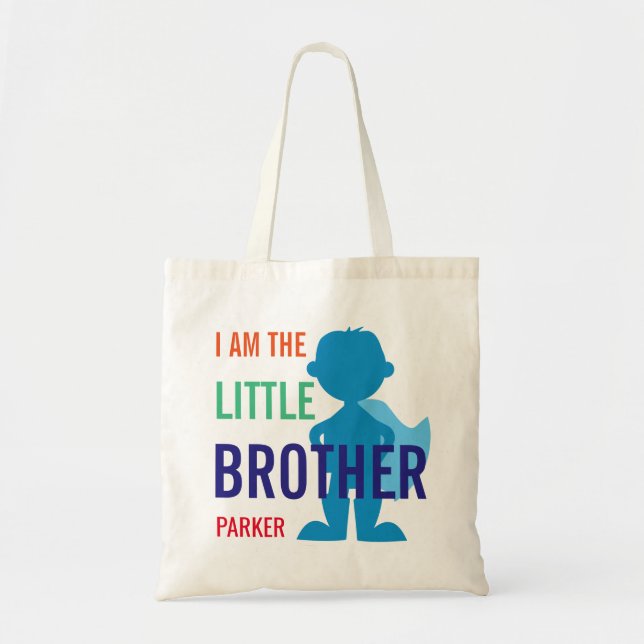 Tote Bag Garçons faits sur commande de silhouette de super (Devant)