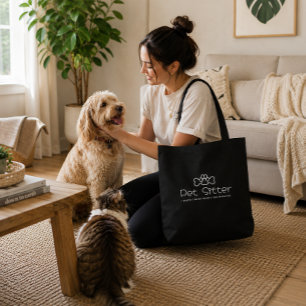 Tote Bag Garde d'animaux - Je fais du babysitting quand il