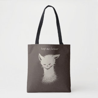 Tote Bag Garde Moi Pour Toujours Chat De Sauvetage Adoption