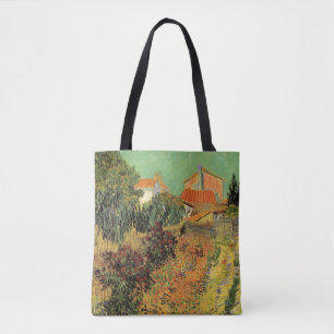 Tote Bag Garden Behind a House par Vincent van Gogh