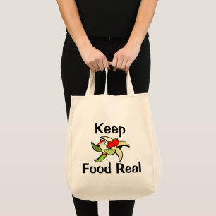 Tote Bag Garder la nourriture réelle