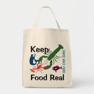 Tote Bag Garder la nourriture réelle