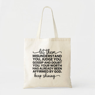 Tote Bag Garder le brillant