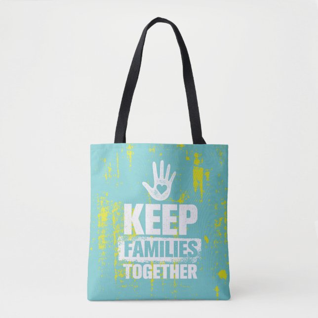 Tote Bag Garder les familles unies (Devant)