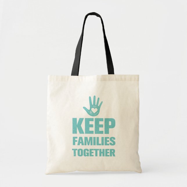 Tote Bag Garder les familles unies (Devant)