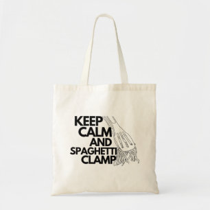 Tote Bag Gardez calme et collier spaghetti