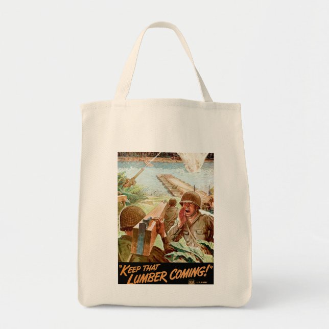 Tote Bag Gardez Ce Bois D'Oeuvre ! (Devant)