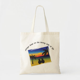 Tote Bag Gardez du côté de lapin de la vie