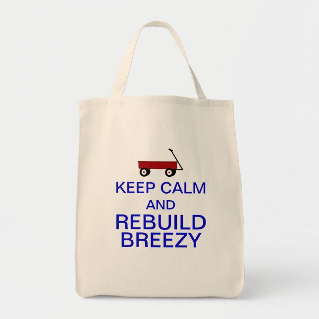 Tote Bag Gardez Fourre-tout calme (Devant)
