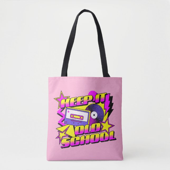 Tote Bag Gardez l'ancienne école (Devant)