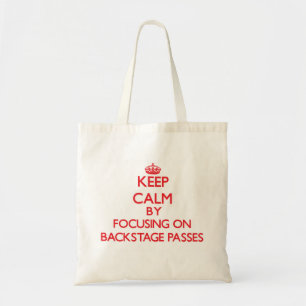 Tote Bag Gardez le calme en se concentrant sur les passages