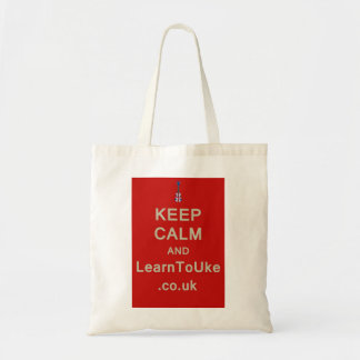 Tote Bag Gardez le calme et le LearnToUke