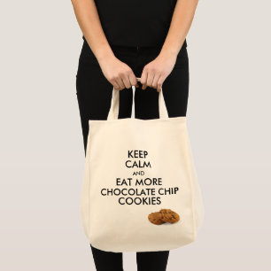 Tote Bag Gardez le calme et mangez plus de gâteaux aux