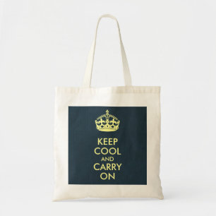 Tote Bag Gardez le cool et continuez le papier d'emballage