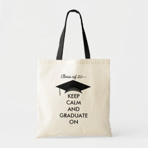 Tote Bag Gardez le diplômé de calme sur mignon et drôle