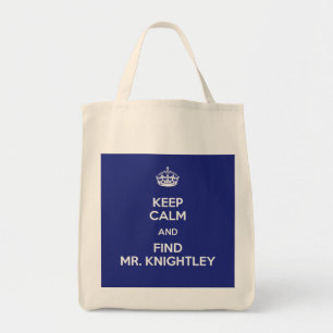 Tote Bag Gardez M. calme Knightley Emma Jane Austen de