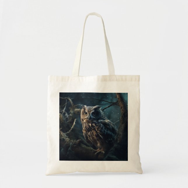 Tote Bag Gardien de la chouette nocturne (Devant)