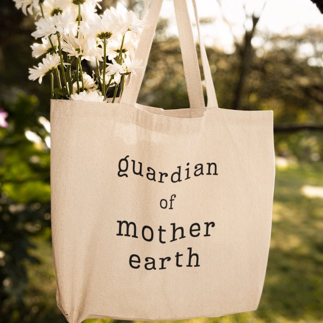 Tote Bag Gardien de la Terre Mère Éco-Responsable Durable (Shop now and showcase your commitment to preserving our precious Earth!)