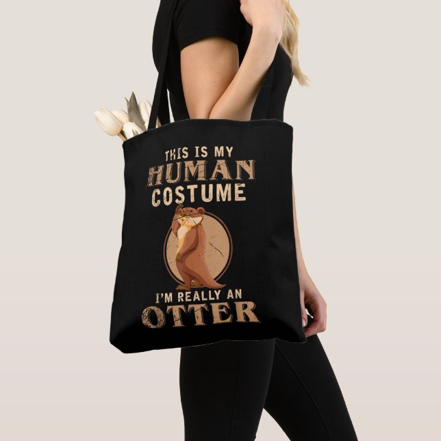 Tote Bag Gardien de zoo drôle de costume animal (De près)