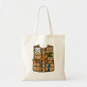 Tote Bag Gardien de zoo Safari Animaux Faune Zoologiste