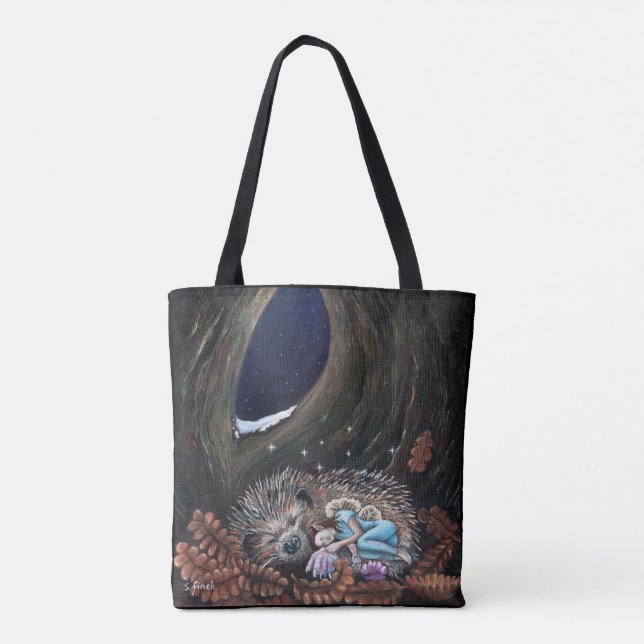 Tote Bag Gardien des rêves des fées d'hiver (Dos)