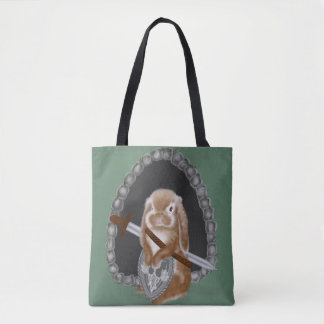 Tote Bag Gardien du Burrow : Brave Bunny Defender