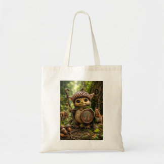 Tote Bag Gardien du gland, mignon monstre de la forêt