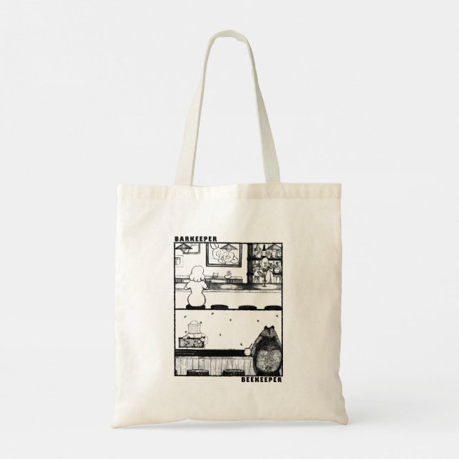 Tote Bag Gardien et apiculteur (Dos)