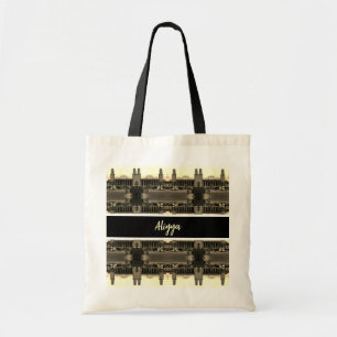 Tote Bag Gare centrale ferroviaire vintage de Bagdad en Ira