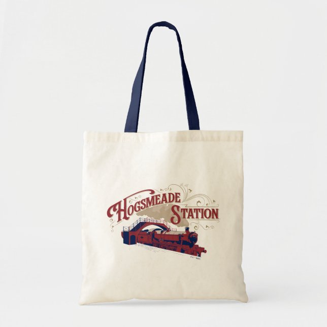 Tote Bag Gare de HOGSMEADE Graphique Vintage (Devant)