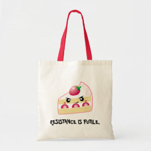 Tote Bag Gâteau de fraise : Résistance (personnalisable !