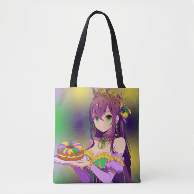 Tote Bag Gâteau des rois d'Anime Mardi Gras (Devant)