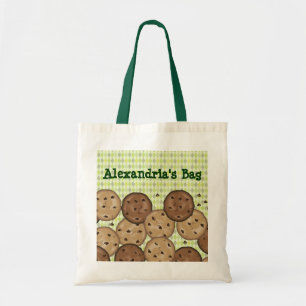 Tote Bag Gâteaux aux pépites de chocolat personnalisables