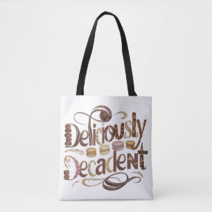 Tote Bag Gâteaux délicieusement décadents & Design au choco