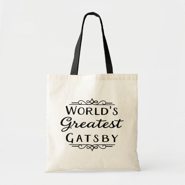 Tote Bag Gatsby le plus grand du monde (Devant)