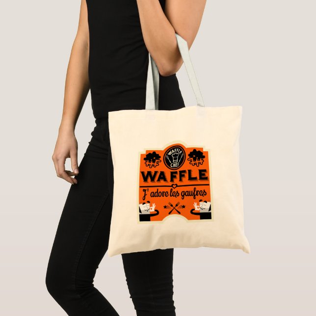 Tote Bag gaufres françaises (Devant (produit))